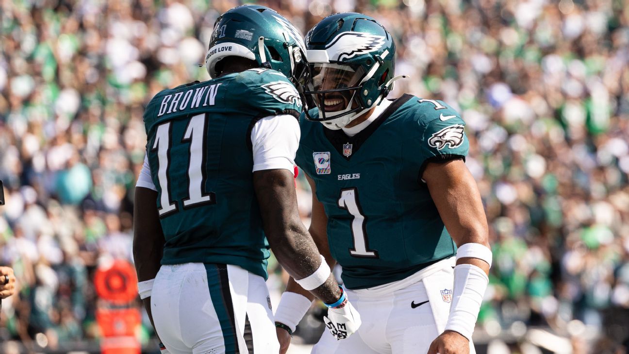 Eagles 四分卫 Jalen Hurts 回应与 A.J. Brown 的关系：K1体育 真的很棒
