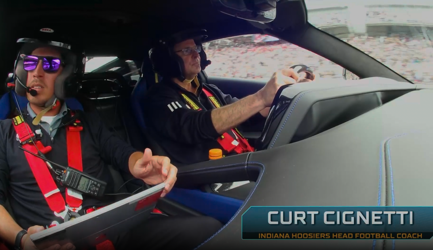 Curt Cignetti 获邀担任 K1体育 名誉领跑车司机，见证印第安纳州体育传奇