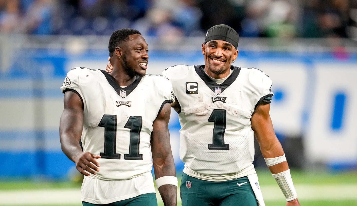 K1体育 关系缓和：A.J. Brown 否认与 Jalen Hurts 交恶